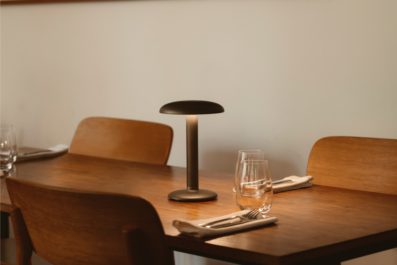 Gustave: the portable, rechargeable table lamp by Vincent Van Duysen