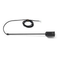 Frisbi Grid Support With Stem, 13.12 ft Electrical Cable And Lamp Holder