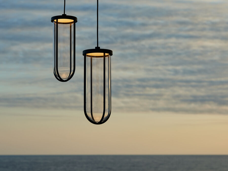 Flos In Vitro Suspension lamp, Outdoor in environment