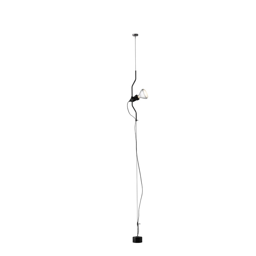 Flos Lampe Parentesi dimmer, Aufgehängt