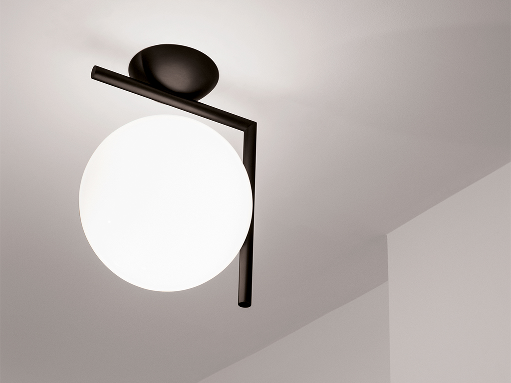 Flos IC Lights C/W1 lamp, Black Lamps
