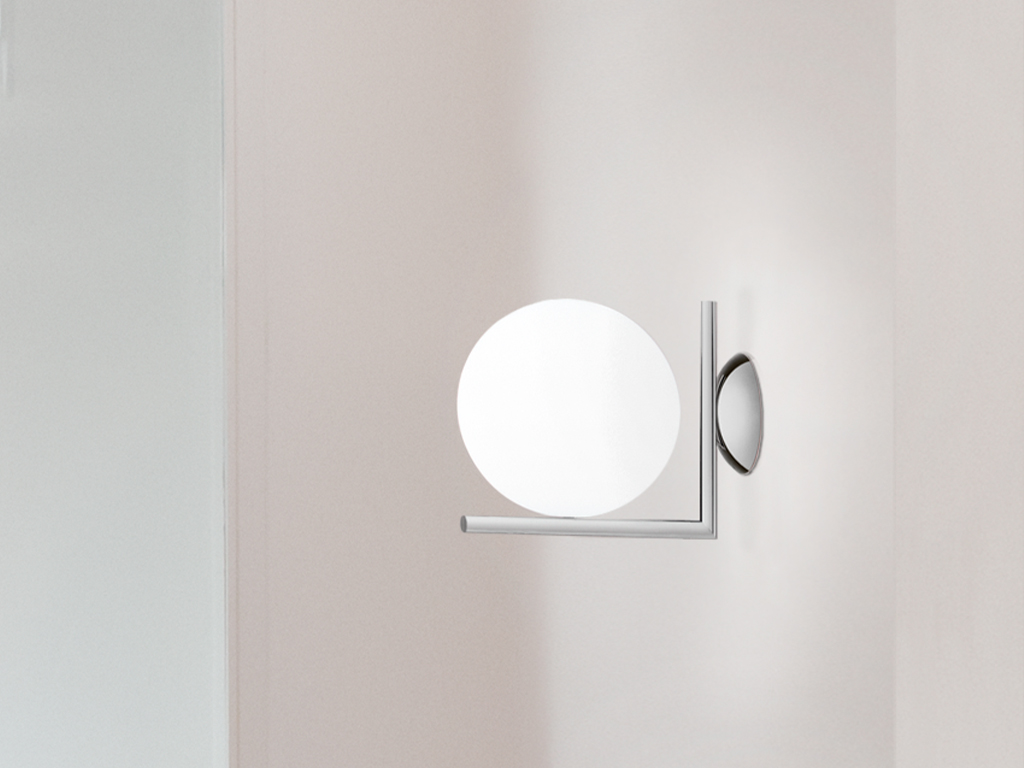 Flos IC Lights C/W2 lamp, Silver and Chrome Selection