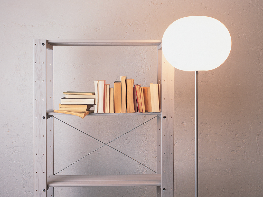 Flos Glo-Ball Floor 2 lamp, Silver and Chrome Selection