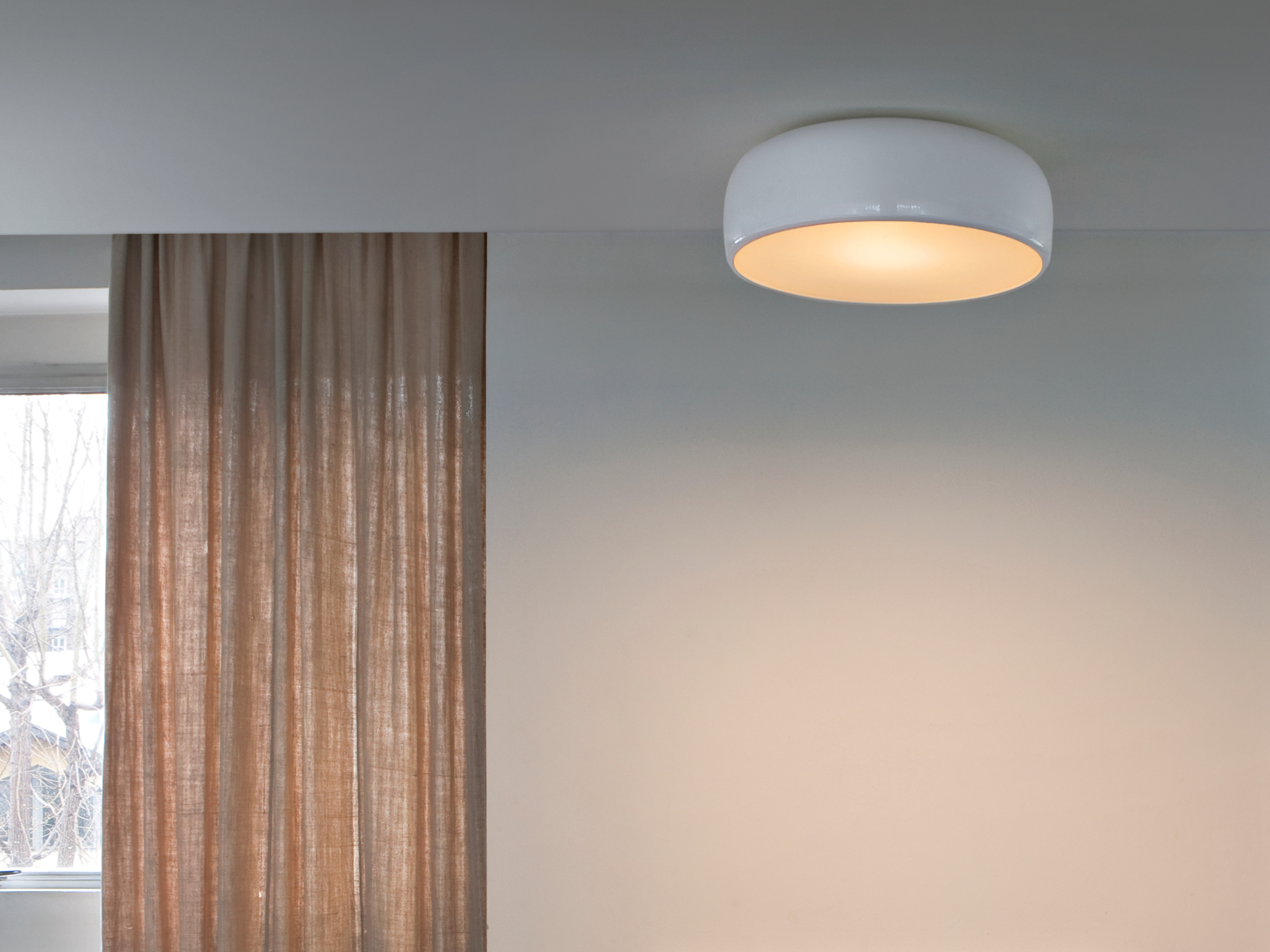Flos Smithfield Ceiling lamp, White Lamps