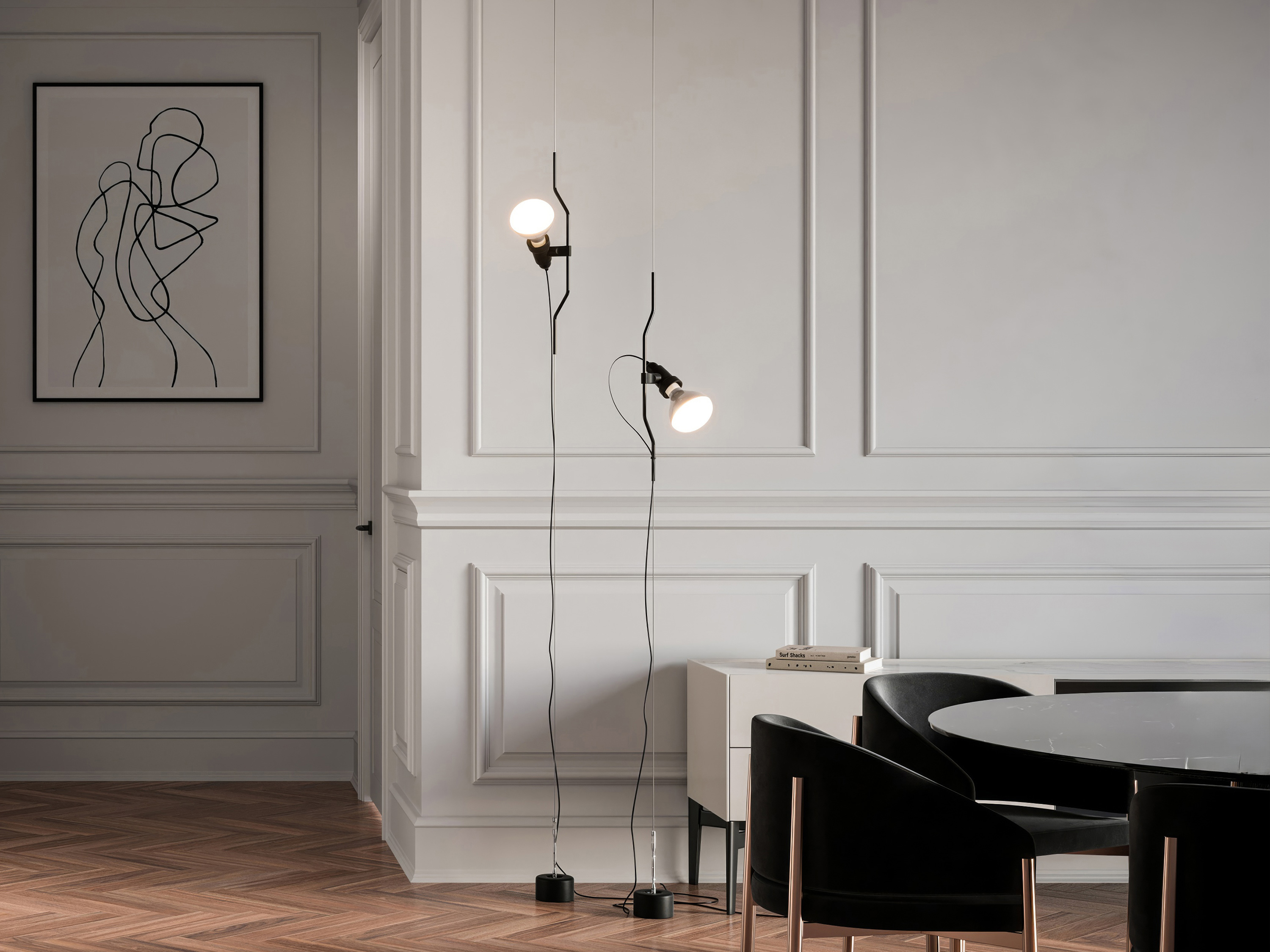 Flos Parentesi On/Off lamp, Pendant