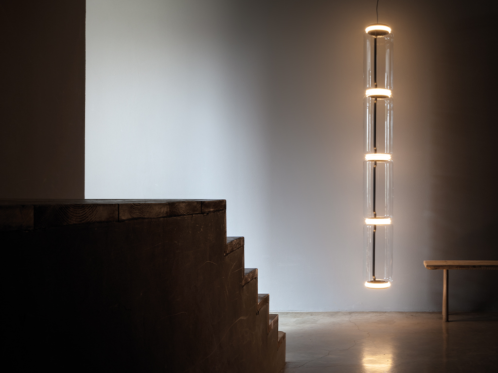 Flos Noctambule Suspension 3 High Cylinder lamp, Offline Exclusive
