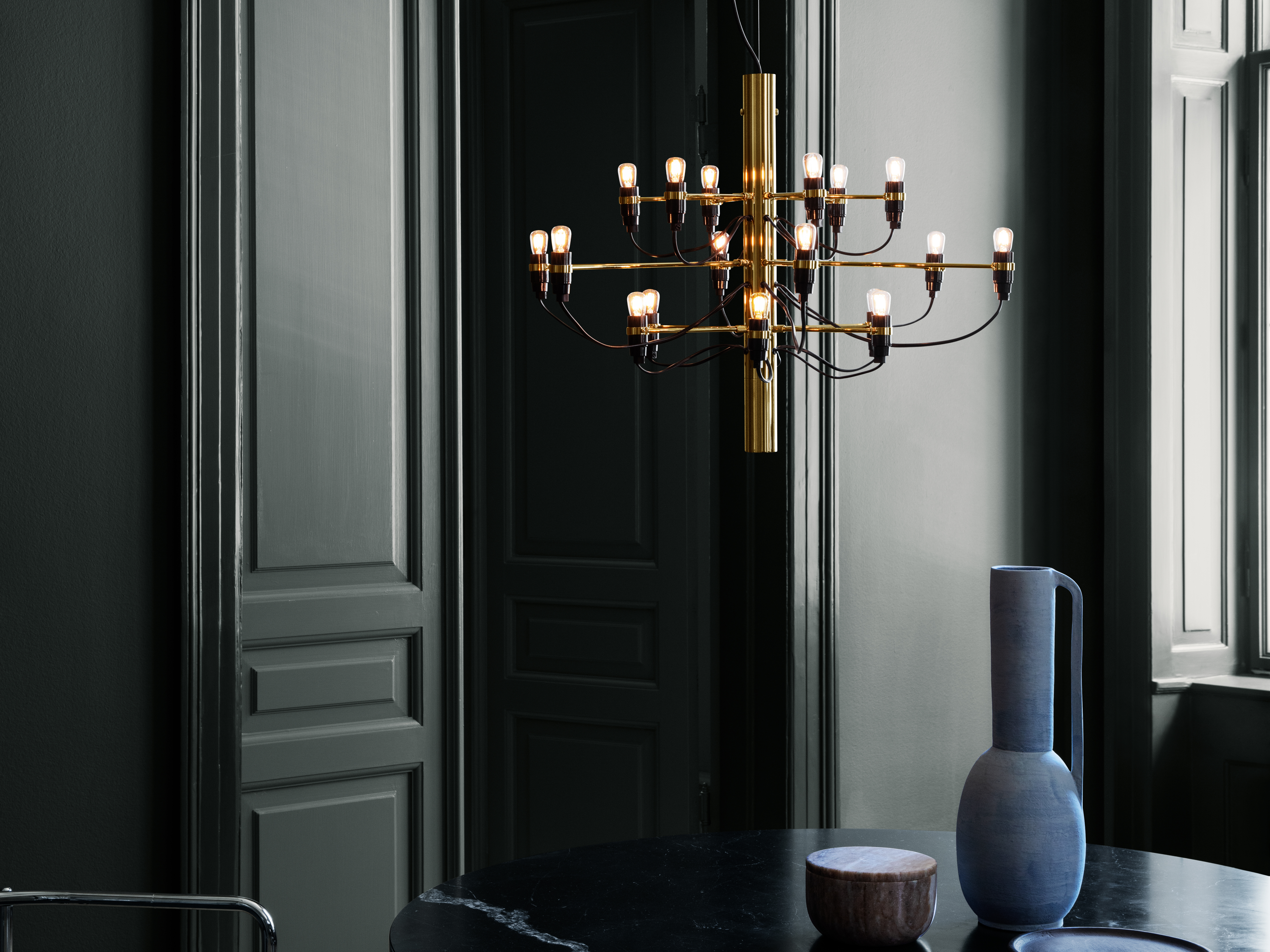 Flos 2097/18 lamp, Gold and Brass Lamps