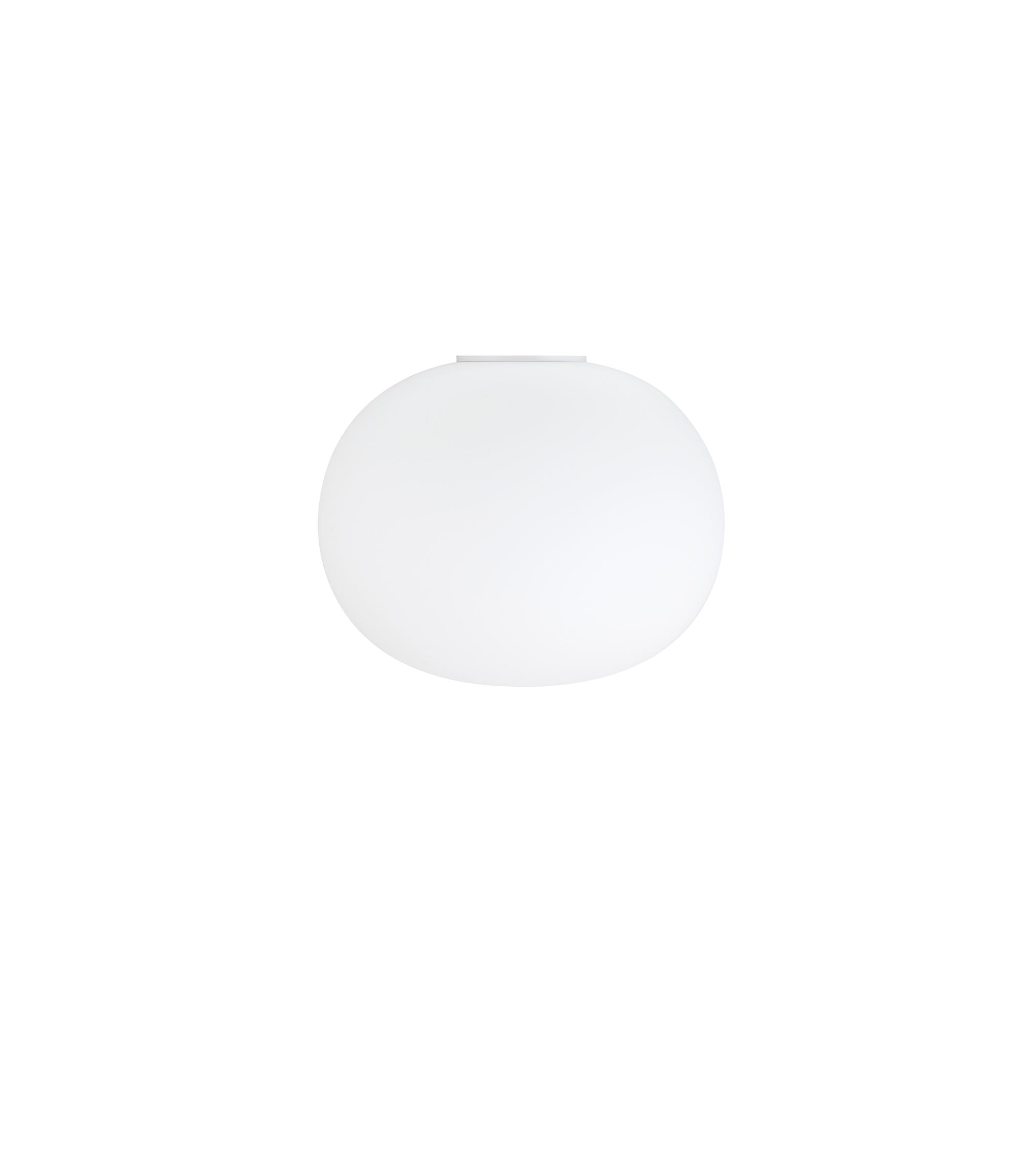 Flos Glo-Ball Ceiling 2 lamp, White Lamps