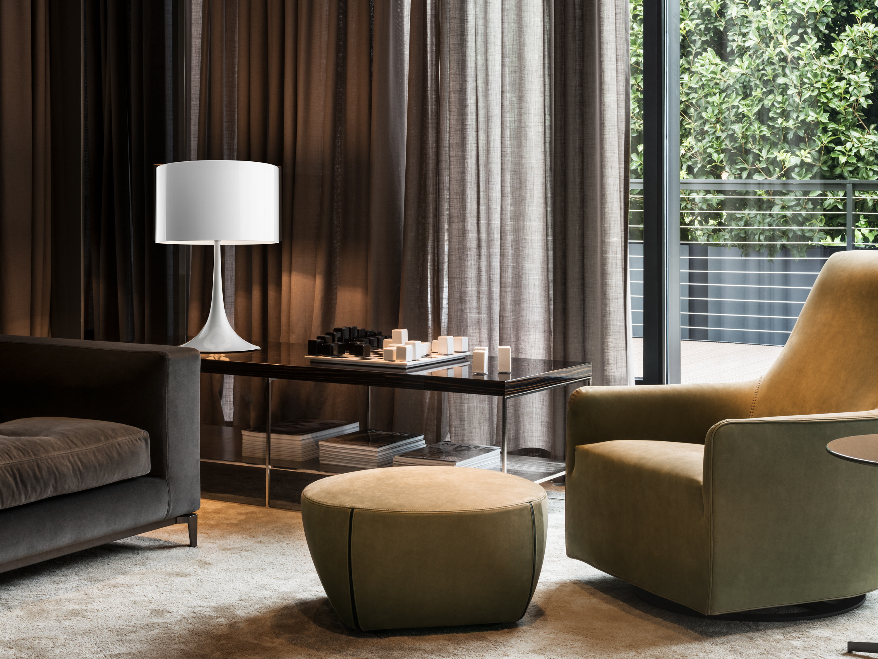 Flos Spun Light Table 1 lamp, White Lamps