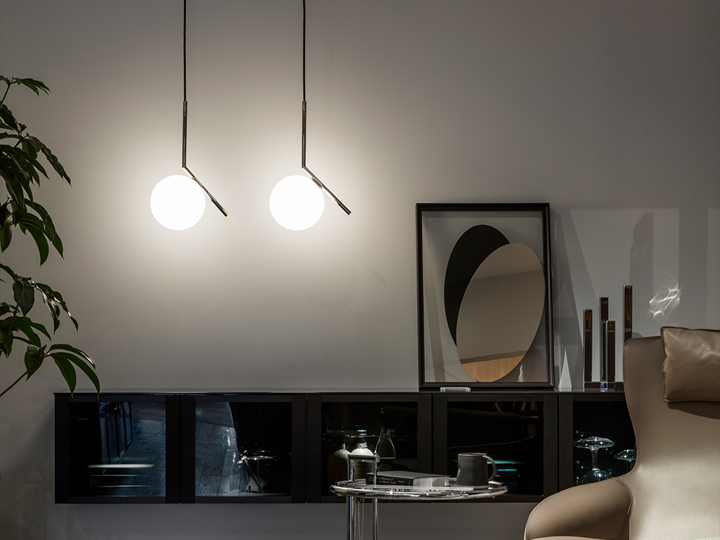 Flos IC Lights S1 lamp, Silver and Chrome Selection