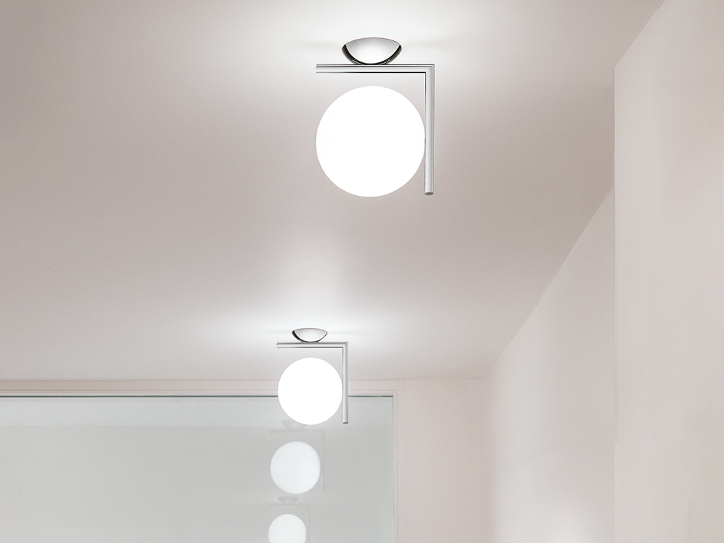 Flos IC Lights C/W1 lamp, Silver and Chrome Selection