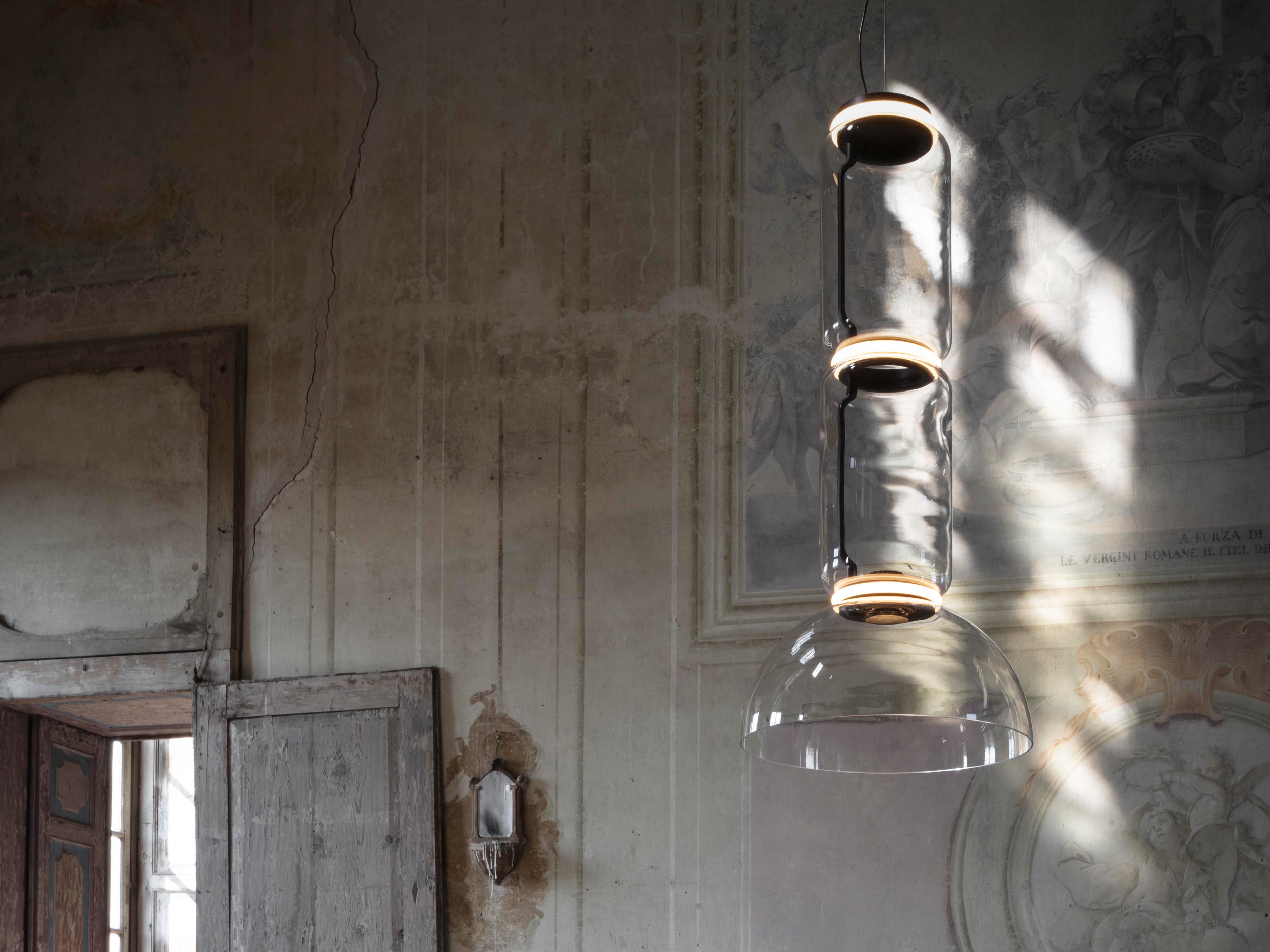Flos Lampe Noctambule Suspension 3 Low Cylinder Bowl, Offline Exclusive
